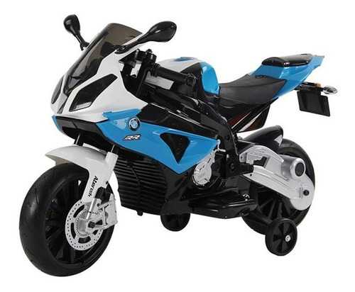 Moto Electrica Montables Niños Carro Bmw Pito Recargable Color Azul