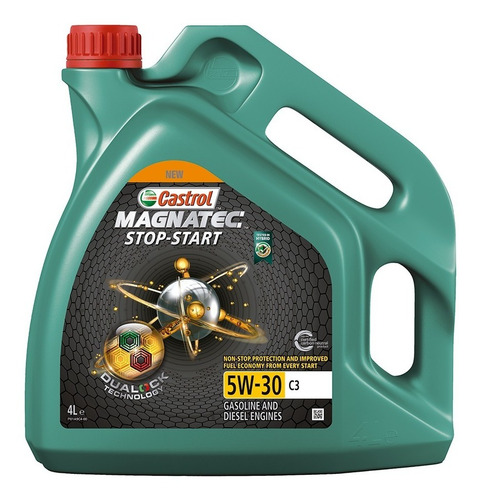 Imagen 1 de 4 de 4l Aceite Castrol Magnatec Stop-start 5w-30 Full Sintético