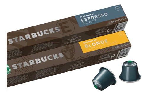 Pack 20 Capsulas Cafe Starbucks P/ Nespresso - Tienda Deli