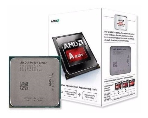 Kit Upgrade Placa Fm2+ ; Processador A4 6300 + 4gb Ddr3 Novo
