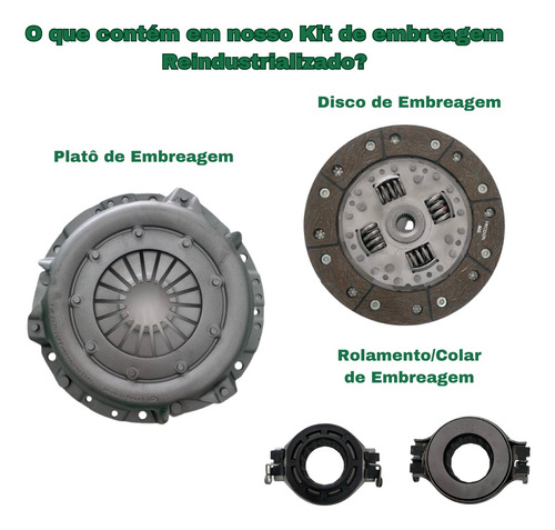 Kit Embreagem Gol 1.6l 8v Ap /cht Ano 1988/1989 A 1990