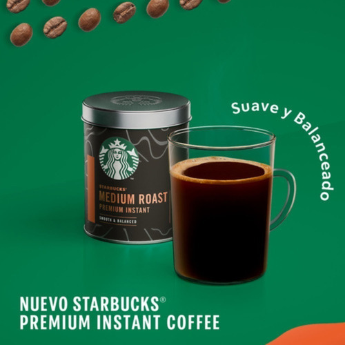 Café Instantaneo Premium Starbucks Medium Roast Pack X2