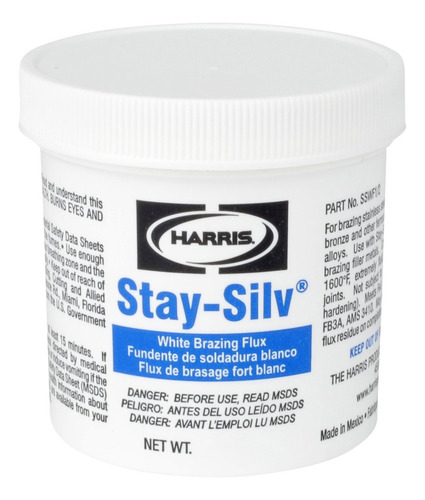 Harris Sswf1 Stay Silv Flux Para Soldadura Fuerte, Tarro De