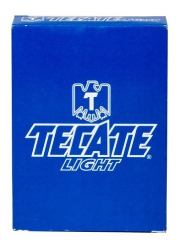 Baraja Poker Tecate Light: 100% Plástica