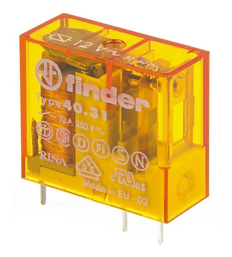 Relevador De Propósito General, Serie 40, 1 Cc 12vac Finder