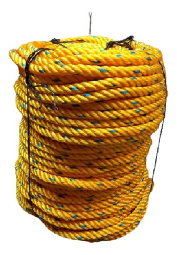 Mecate Cuerda De Polipropileno 10 Mm O 3/8 PuLG 100 Metros