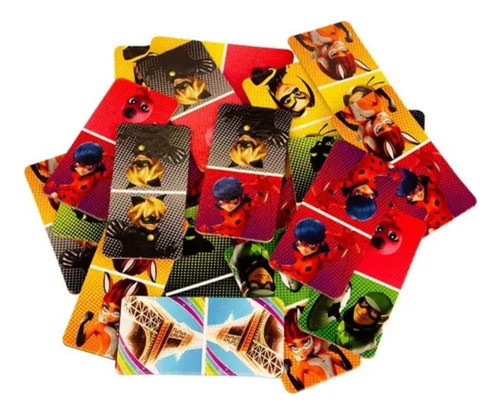 Miraculous Set Juegos 4 En 1: Memo + Domino + 2 Rompecabezas