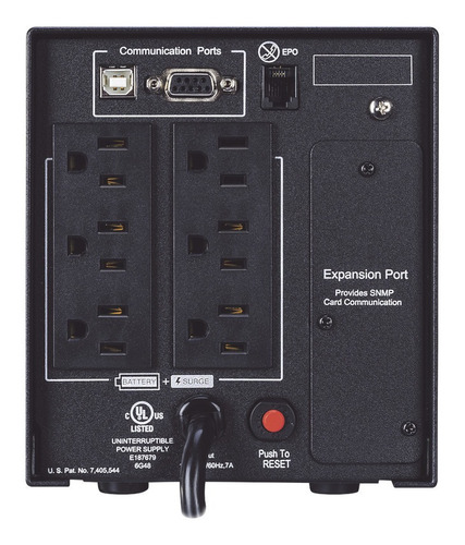 Imagen 3 de 4 de Ups De 750 Va/525 W, Lcd Inteligente, Onda Senoidal Pura, Line-interactive Con Software Powerpanel Business Edition, Reg