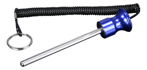 4 Pila De Pesas Magnética Pin Selector De 8x125mm Azul