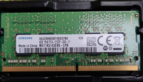 Memoria Ram Color Verde  4gb 1 Samsung M471a5143eb0-cpb
