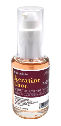 Aceite  Tratamiento Capilar Keratine Choc Flora 30ml.