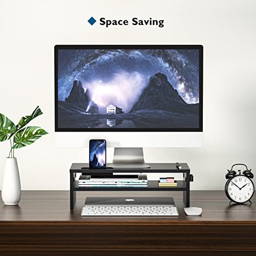 Soporte De Monitor De Madera, Soporte De Soporte Para Escrit