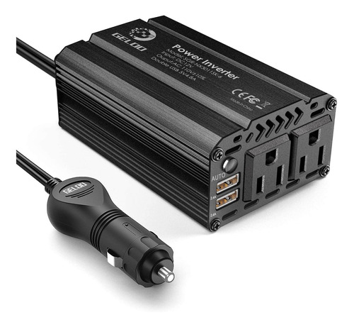 Inversor De Corriente De 400 W Cc 12 V A 110 V Ca Convertido