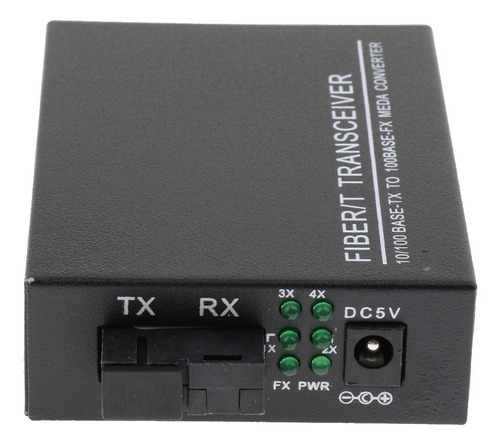 Transceptor De Fibra Óptica Ethernet Media Converter Para