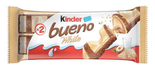 Chocolate Pacote 39g Kinder Bueno White