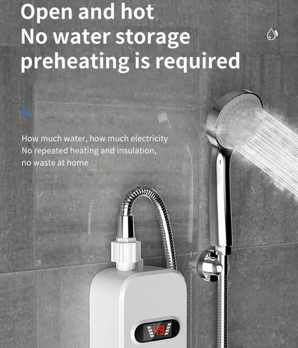 Imagen 2 de 4 de Calentador Eléctrico De Agua Casa Oficina Negocio Peluquería