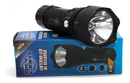 Linterna Mano Led Recargable A Toma Us 110v 0.5 Watts 