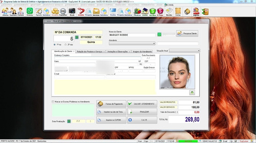 Aplicativo Para Salão De Beleza Financeiro V5.0 - Fpqsystem
