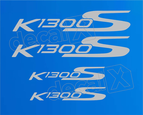 Adesivos Rabeta Compatível Com K1300s Azul Par Bwk1300s09