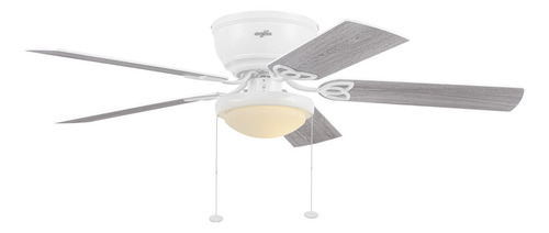 Ventilador de Techo Low Profile 52401 52 pulg Blanco Cinco Aspas Coolfan