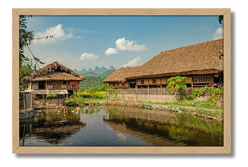 Quadro Decorativo Casa Bambu: Mod. 0365 (60 X 90cm)