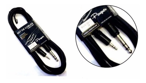 Imagen 1 de 10 de Cable Plug Mini Plug Estereo 6 Metros - La Roca