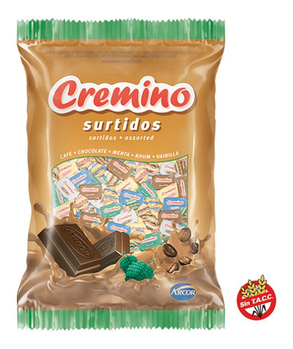 Caramelos Cremino Surtidos Arcor 940gr. - Ya Golosinas