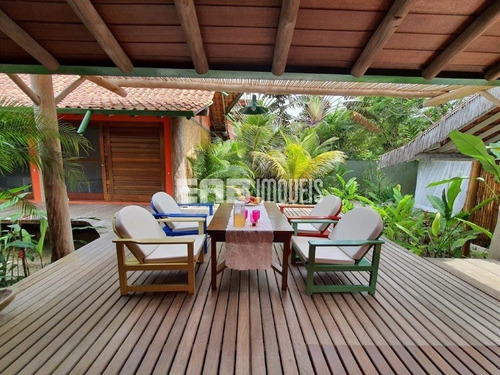 Imagem 30 de 30 de Charmosa Casa De Praia, Com Piscina, 4 Suítes Com Ar, A Apenas 90m Das Areias De Itamambuca - Rv13 - 32982502
