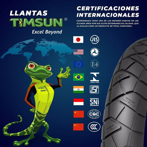 Llantas Timsun 120/80-17 61s + 100/80-17 52p Ts-659 Tubeless