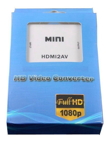 Imagen 5 de 5 de Adaptador Convertidor Hdmi A Rca (audio+video) Av Ntsc 1080p