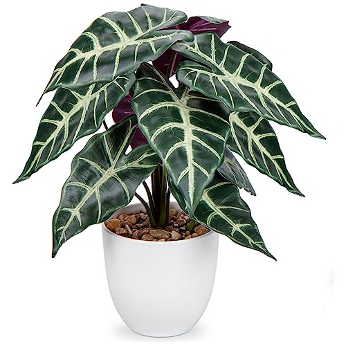 Planta Falsa De 38 Cm, Planta Artificial Realista Macet...