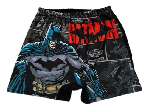 Short Malla Zunga Traje De Baño Batman