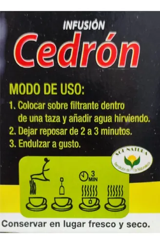 Te Cedron Hierba Filtrante Infusión 25 Sobres Cedrón