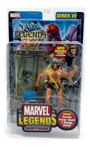 Marvel Legends Weapon X Wolverine Toybiz Rct