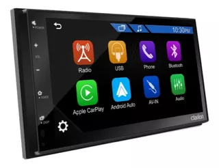 Autoestéreo 7 Carplay Android Auto Usb Bt Clarion Fx450