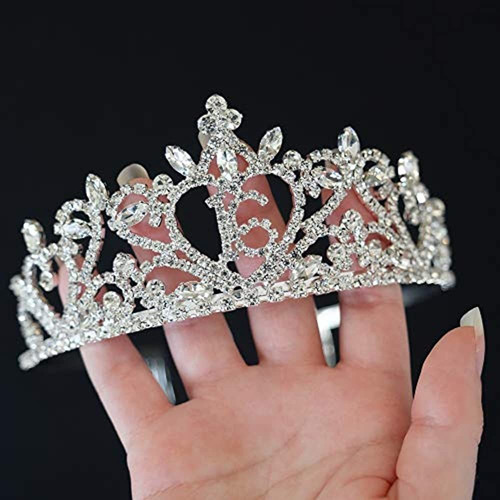 Imagen 3 de 5 de Ella Celebration 16 Tiara Y Fajin Suministros Para Fiestas