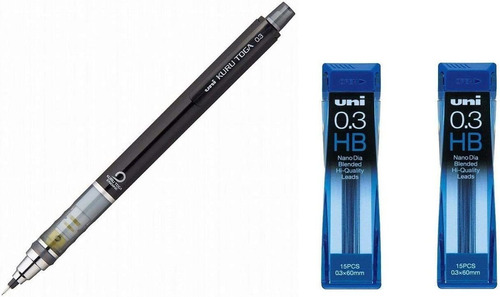Uni Kurutoga Mechanical Pencil Standard 0.m Black M3450...