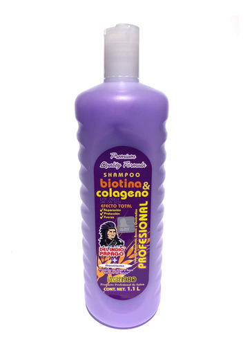 Shampoo Biotina Y Colágeno 1.1 Lt Indio Papago