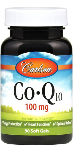 Coq10 100 Mg Carlson 90 Cápsulas