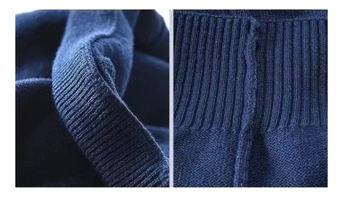 Suéteres Para Hombre Chaleco Sin Mangas Punto 100% Algodón /