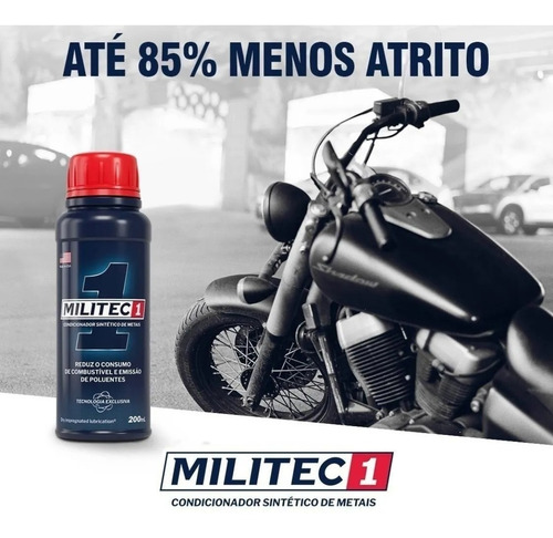 Imagem 2 de 3 de Militec-1® Original Vida Longa Ao Motor E Proteção 40 Ml