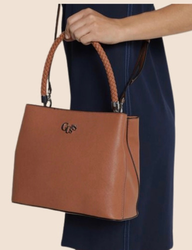 Bolsa Satchel Guess Ocre Fairbanks