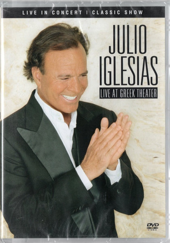 Dvd - Julio Iglesias - Live At Greek Theater