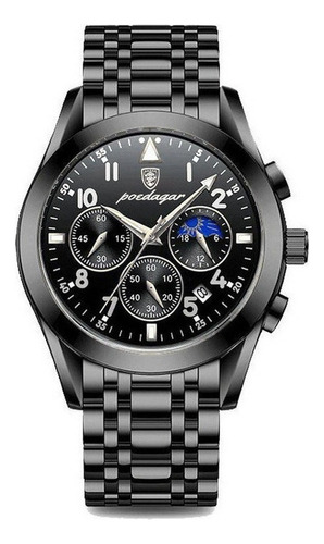 Reloj Poedagar Classic Calendar De Cuarzo Inoxidable