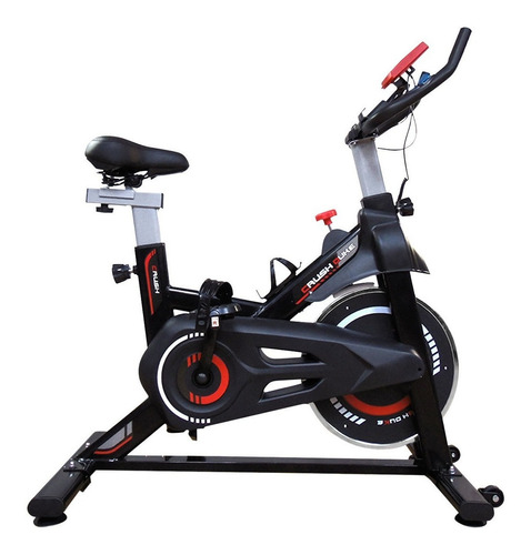 Bicicleta fija Kingsman Fitness Sport Spinning color negro