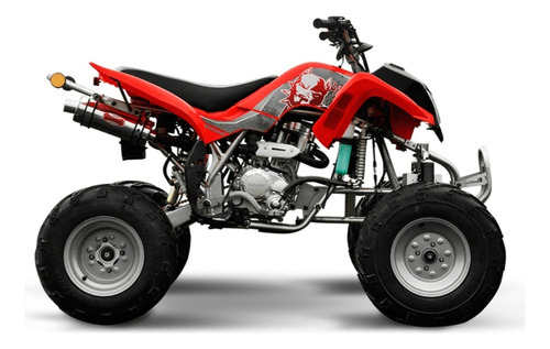 Juego Pedalin Estribo Cuatriciclo Motomel Pitbull 200 Origi!