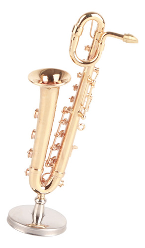 Suporte De Saxofone Em Miniatura De Latão Mini Model Musical