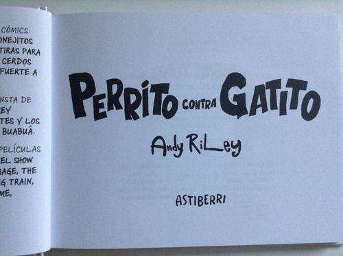 Perrito Contra Gatito. Andy Riley