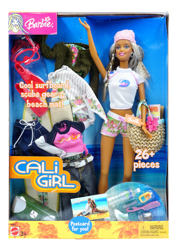 Barbie Cali Girl Cool Surfboard 2003 Edition