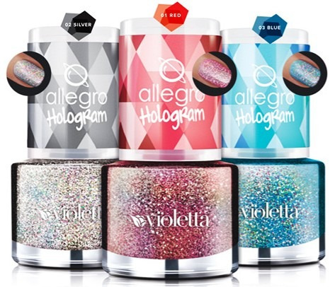 Violetta Fabiani Esmalte Para Uñas Allegro Hologram Silver